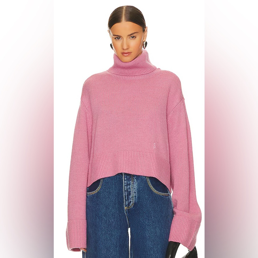 Song of Style Olisa Pink Turtleneck